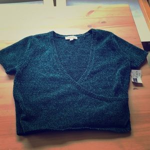 Emerald Knit Crop, super soft